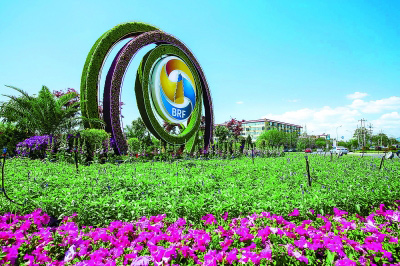 景观布置完成 15座主题花坛装点靓丽北京
